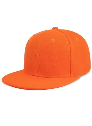 Snapback Flat Bim Hip-hop Hat Baseball Cap - Adjustable Unisex Dad Hat for Running, Workouts, and Outdoor Activities in All Seasons 
