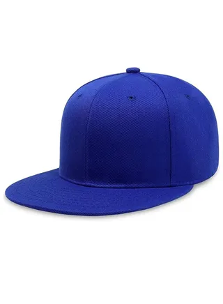 Snapback Flat Bim Hip-hop Hat Baseball Cap - Adjustable Unisex Dad Hat for Running, Workouts, and Outdoor Activities in All Seasons 