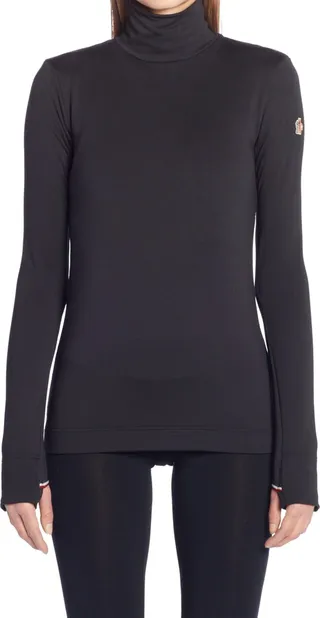 Jersey Turtleneck Top