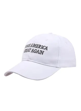 Adjustable Baseball Cap White 