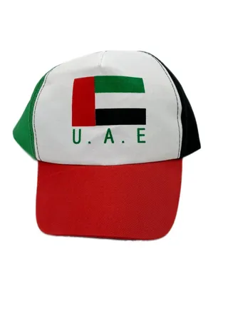 UAE Cap For Celebrating National Day UAE Flag Logo Design Cap For Men And Women 