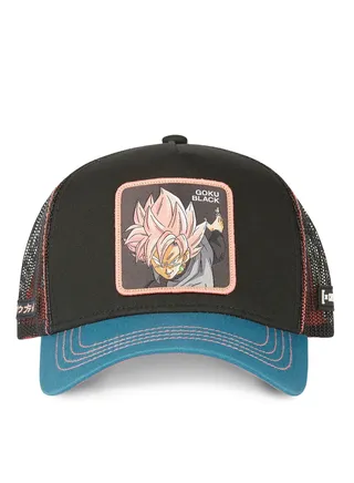 Dragon Ball Goku Unisex Adult Trucker Cap Black/Blue/Brown 