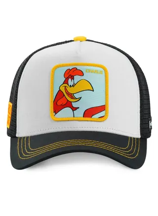 Looney Tunes Charlie Trucker Cap White 