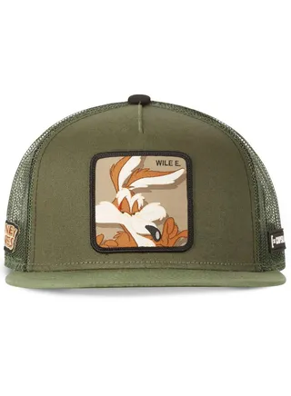 Looney Tunes Wile E Unisex Adult Trucker Cap Black 
