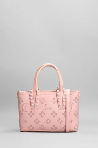 Cabata Nano Tote In Rose-pink Leather