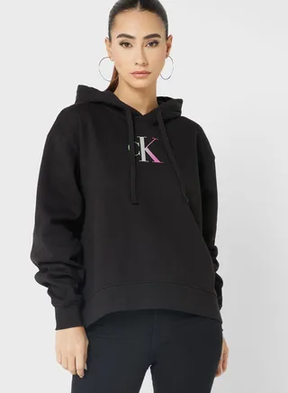 Logo Knitted Hoodie 
