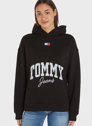 Logo Knitted Hoodie