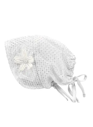 Breathable Cotton Embroidered Cap HL036 White 