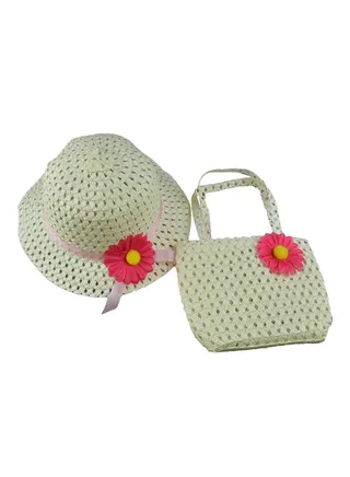 Little Princess Hat And Bag Set Light Green 