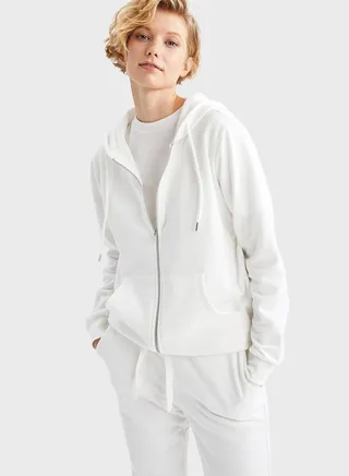 Zip Detail Hoodie