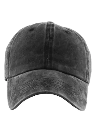Baseball Caps 1 Pcs Black Vintage Baseball Hats Plain Adjustable Baseball Cap Classic Panel Hat Fashionable Dad Hat Fit Outdoor Sports Sun Hat in Summer Fits Men Women 