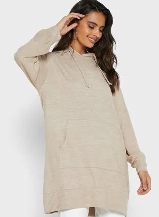 Textured Oversized Hoodie 