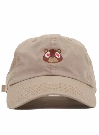 Cute Bear Embroidery Cotton Hat Hip-Hop Baseball Cap Adjustable for Unisex Hats 