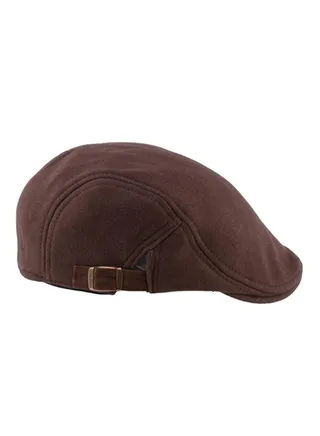 Classic Beret Cap Brown 