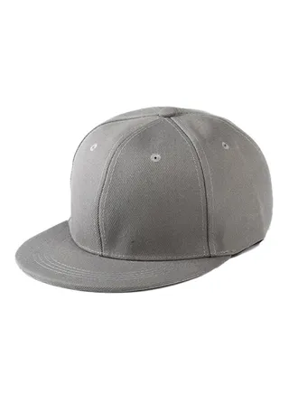 Snapback Adjustable B-Boy Cap Grey 