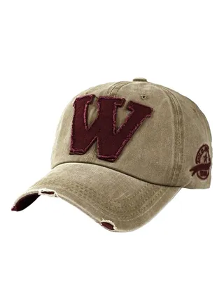 Snapback Hip-Hop Cap Beige/Red 
