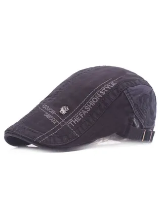 Outdoor Tourism Sunshade Art Duck Tongue Hat Black 