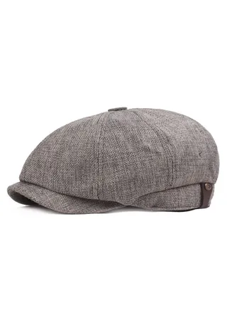 Literary And Artistic Youth Beret Dark Grey 
