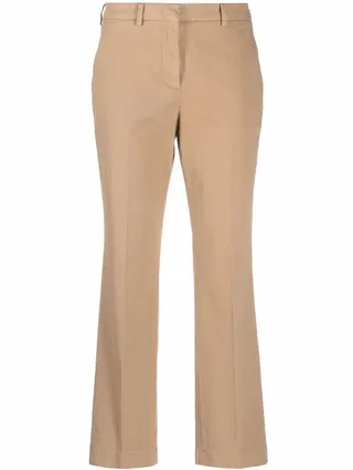 Cropped Straight Leg Trousers