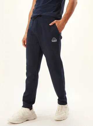 Kappa Full Length Solid Pants with Pocket Detail and Drawstring 