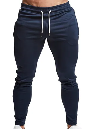 Side Striped Joggers Blue 