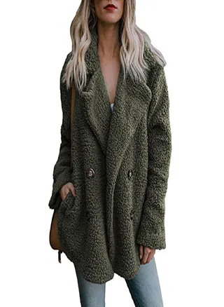 Women's Casual Jacket Winter Warm Outwear Ladies Coat Overcoat Outercoat 