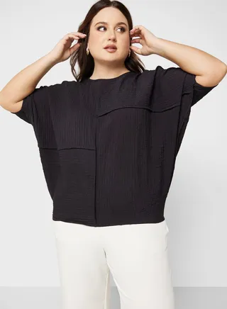 Seam Detail Sectioned Top