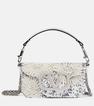 Loco Small embellished leather shoulder bag