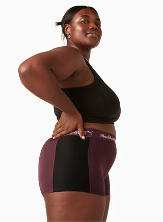 x Modibodi Womens Active Boyshort (Moderate-Heavy) 