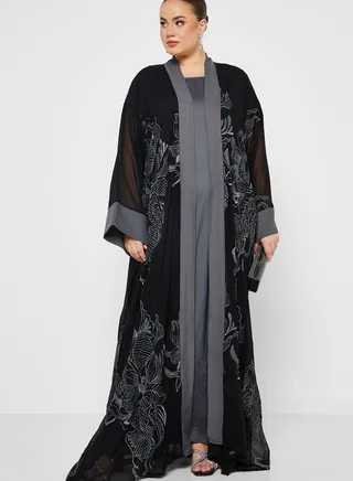 Embroidery Detail Abaya