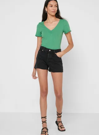 Denim Mini Shorts 