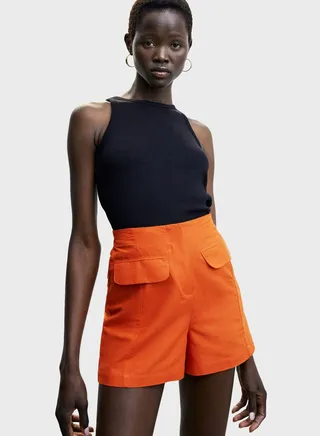 High Waist Mini Shorts 