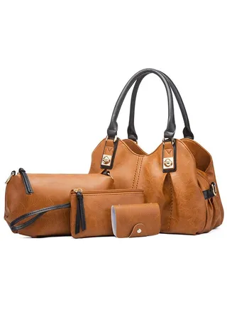 Retro Women's Four Piece Bag Set 