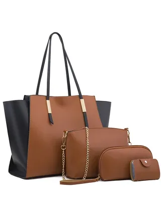 Simple Letter Bag Four Piece Set 