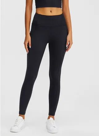 Solid Stretch Yogo Pants Black 