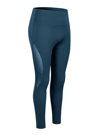 Women Quick Dry Breathable Elastic Trousers Blue 