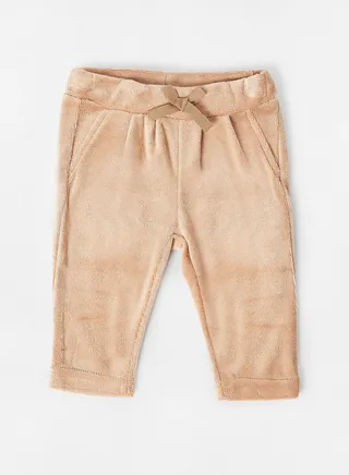 Baby Elasticated Trousers Light Brown 