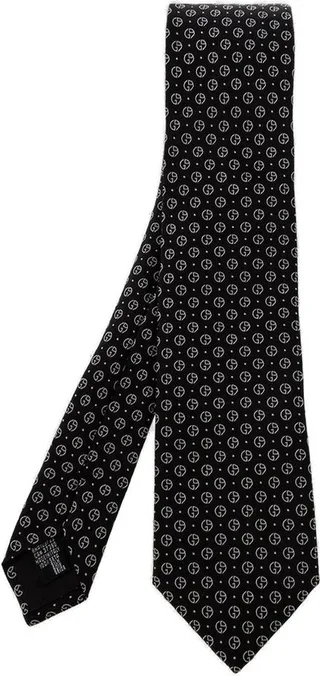 Giorgio Armani Geometrical Pattern Tie