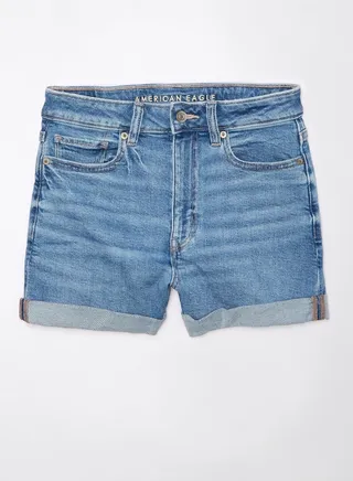 AE Stretch Denim Mom Short 