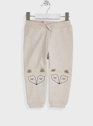 Kids Fox Print Sweatpants 