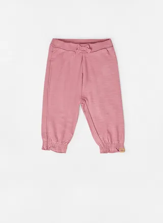 Baby Bow Waist Sweatpants Deco Rose 