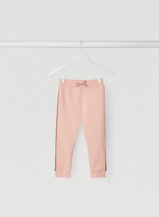 Kids Side Stripe Sweatpants Mellow Rose 
