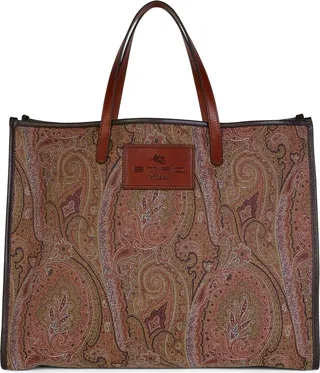 Globetrotter Tex paisley tote bag