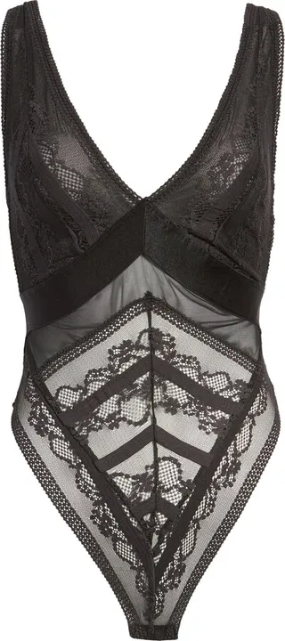 Cleo Lace & Mesh Bodysuit