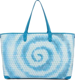 XL I Am A Plastic Tie Dye Tote Bag