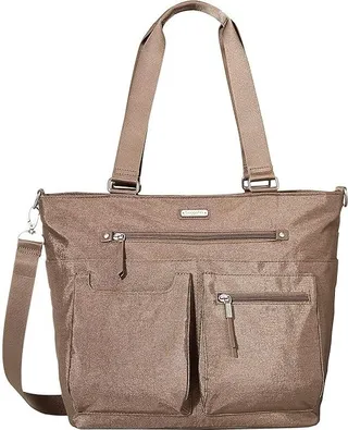 Baggallini Any Day Tote with RFID Phone Wristlet (Portobello Shimmer) Tote Handbags