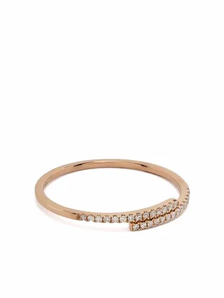 18kt rose gold You and Me diamond ring
