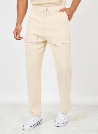 Stretch Twill Flap Pocket Cargo Pant 