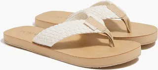 J.Crew Factory Women's Braided Flip-Flop Sandals