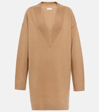 Wool sweater dress